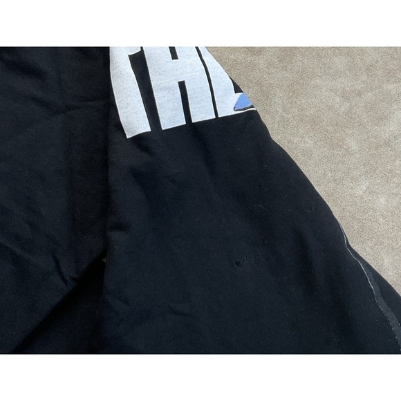 Vlone x Pop Smoke The Woo Hoodie Pullover Double Sided Black Rap Rose Men Sz S - Picture 5 of 7